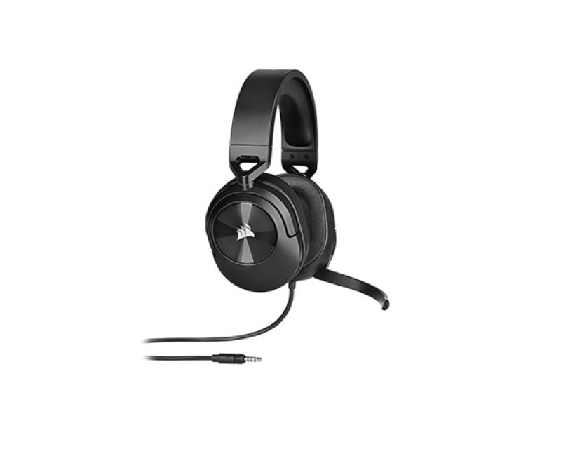 CORSAIR HS55 STEREO Wired Gaming Headset — Black
