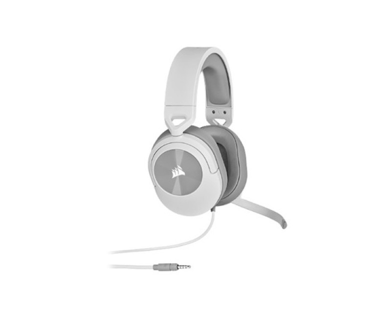 CORSAIR HS55 STEREO Wired Gaming Headset — White