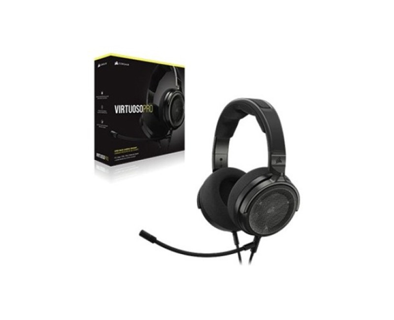 Corsair VIRTUOSO PRO Open Back Headset for Streaming/Gaming - Carbon