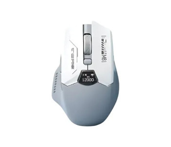 Lingbao M8 Wireless Tri-Mode Gaming Mouse - White