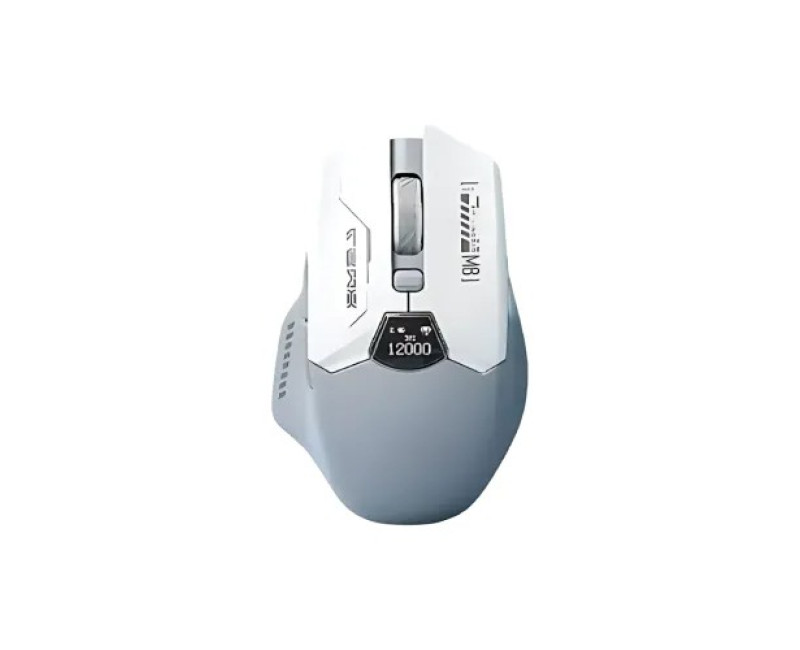 Lingbao M8 Wireless Tri-Mode Gaming Mouse - White