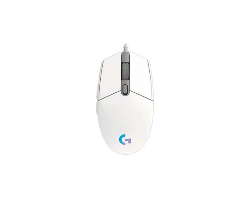 Logitech G102 Lightsync Gaming Mouse (White)