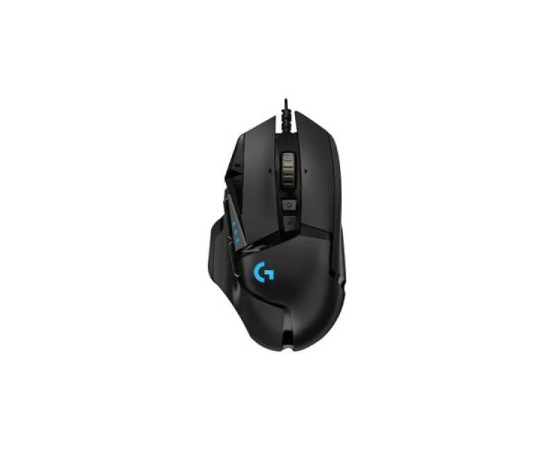 Logitech G502 Hero Wired Gaming Mouse (Black)