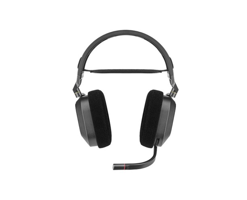 Corsair HS80 RGB WIRELESS Premium Gaming Headset with Spatial Audio — Carbon